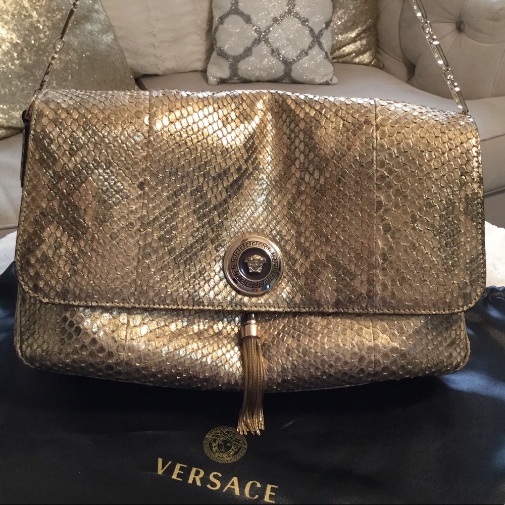 Versace Vanitas Medea Python New - image 5